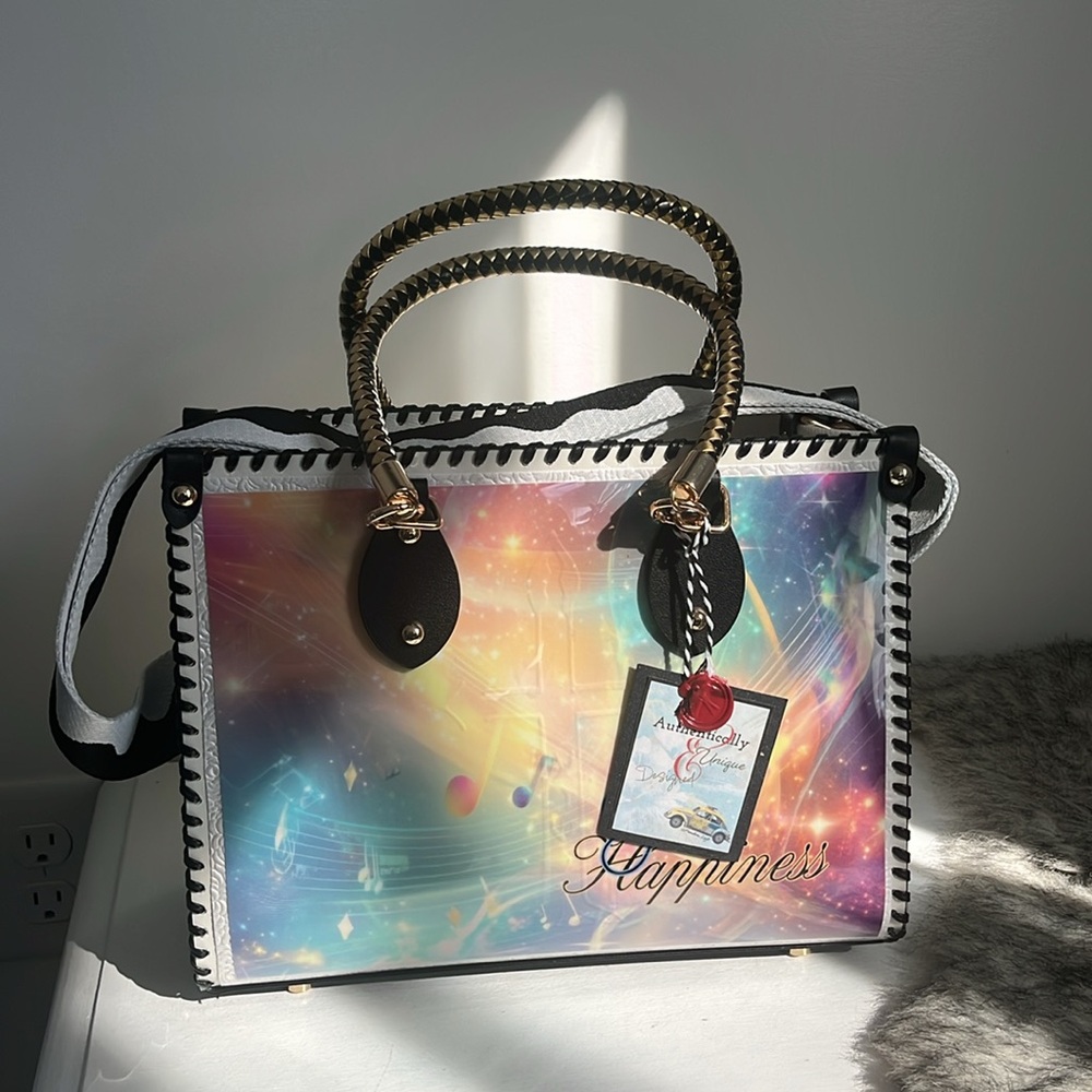 *SOLD* CHiP Bags modern Christian apparel horses colorful music celestial purse - Picture 17 of 17